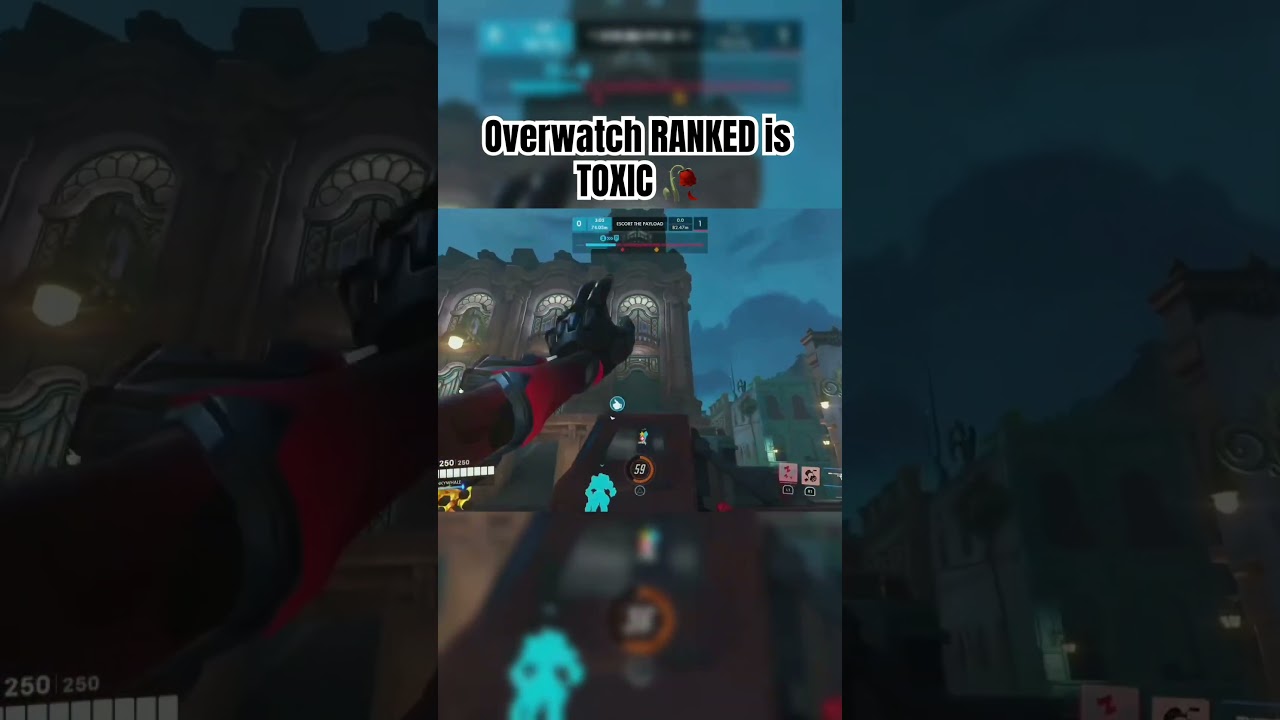 Overwatch RANk is TOXIC🥀 #overwatch2 #ranked #gaming