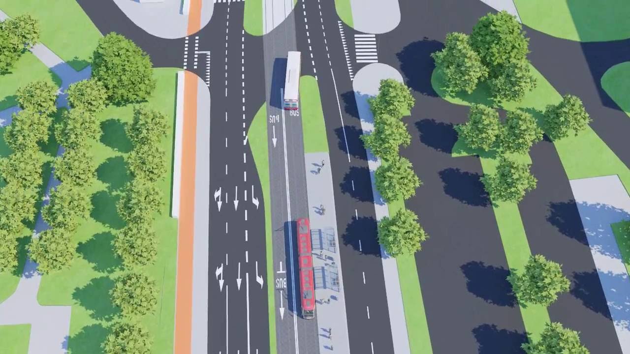 Animacja- Gdańsk ulica Nowa Politechniczna w Gdańsku (Rakoczego ,Wileńska ,Sobieskiego)