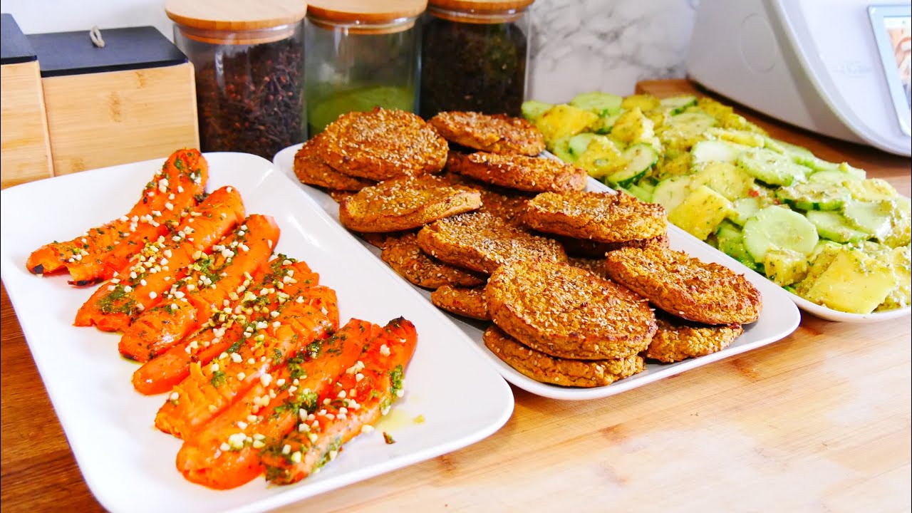 وجبة غداء او عشاء صحية نباتية وسهلة التحضير .