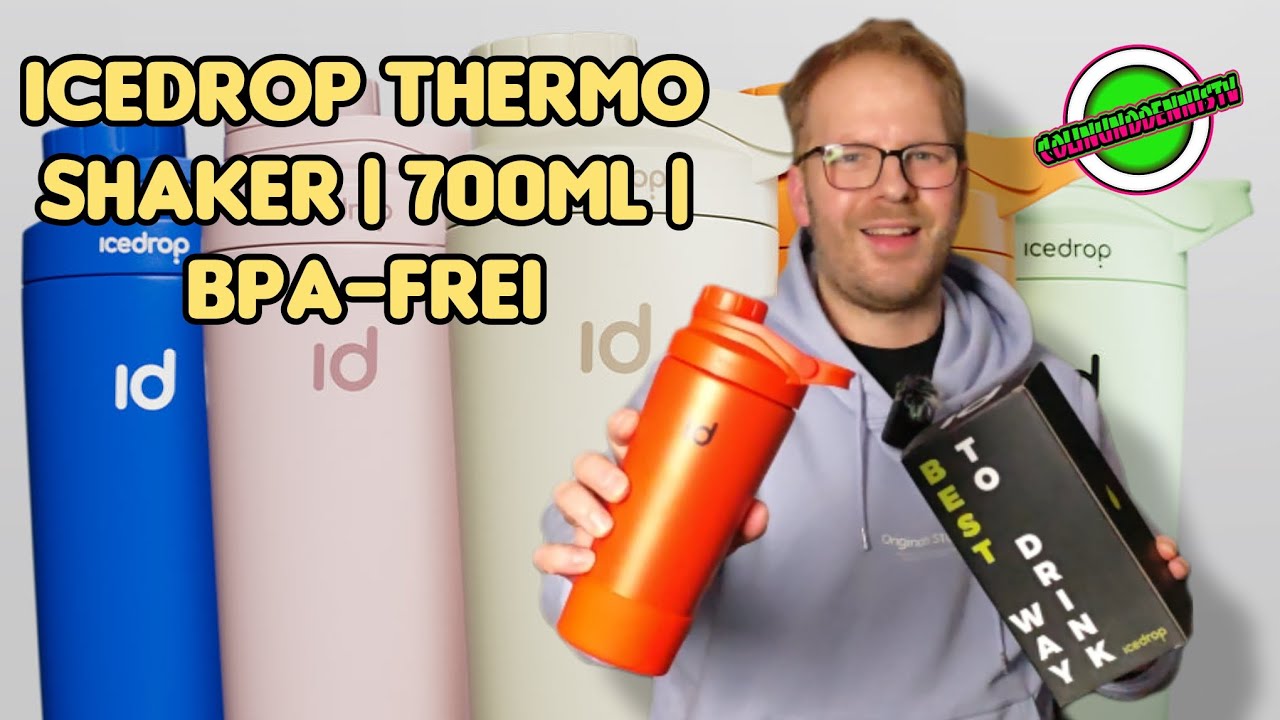 Der IceDrop Thermo Shaker in neuen Farben- Code colinunddennis 10% Rabatt 700ml Thermoshaker