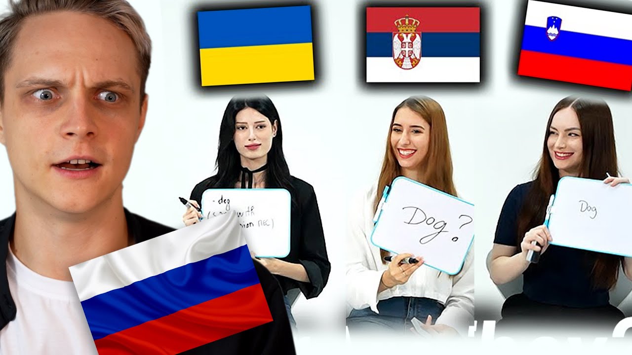 RUSSIAN TRIES TO UNDERSTAND SLAVIC LANGUAGES! POLISH, UKRAINIAN, SLOVENIAN AND SERBIAN