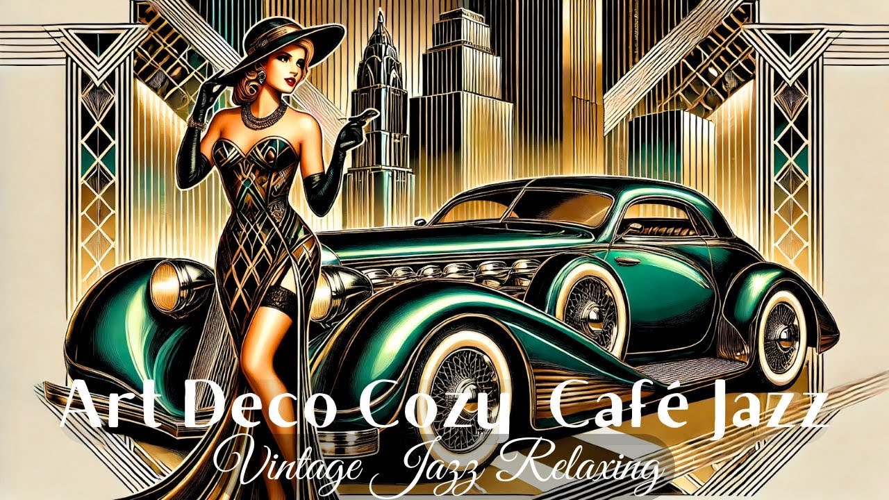 Relaxing Art Deco Jazz: A Vintage Journey Through 1930s-1940s Elegance 🎺✨