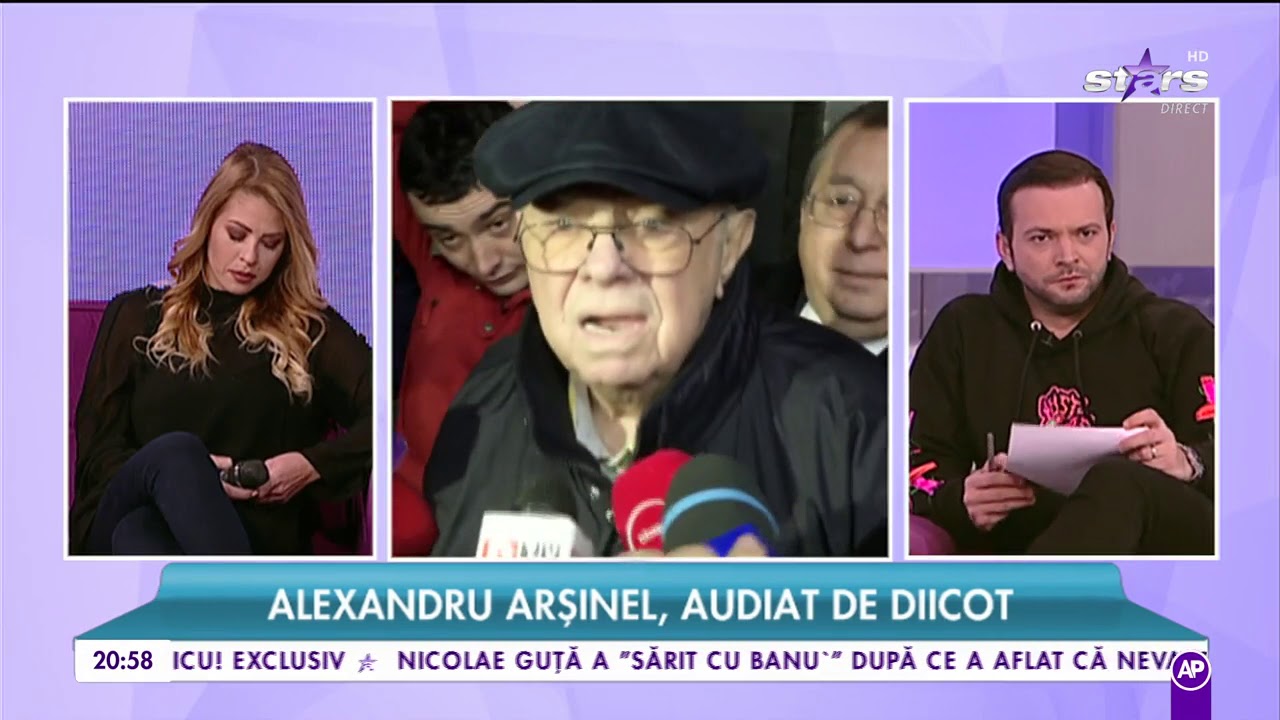 Alexandru Arşinel a fost audiat la DIICOT în dosarul medicului Mihai Lucan