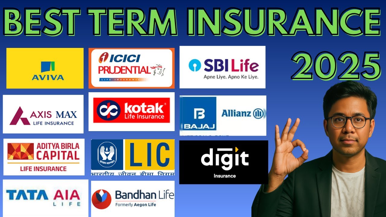 Best Term Insurance 2025|LIC|HDFC|ICICI|TATA|SBI|Bajaj|AxisMax|Birla Life insurance Review in Hindi