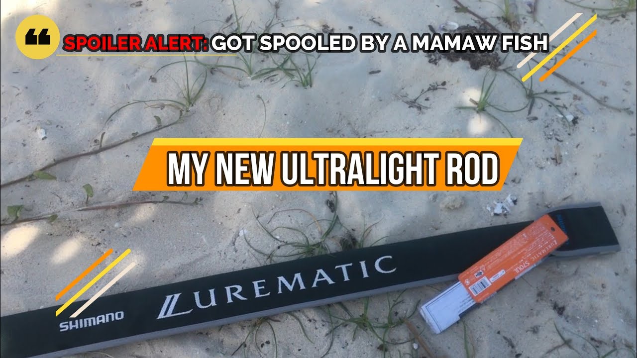 My New SHIMANO ULTRALIGHT ROD | Warning: Mamaw fish attack - GOT SPOOLED | Ultralight Fishing | Ep.6