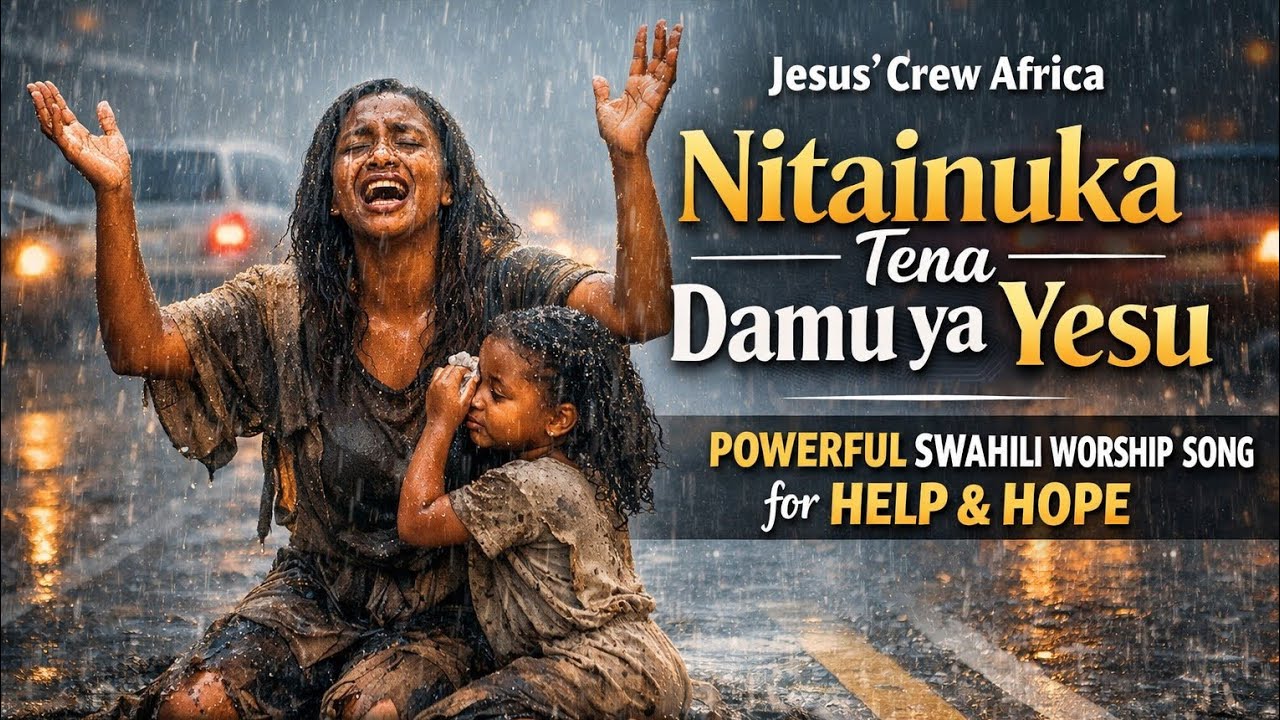 'Nitainuka Tena kwa Damu Ya Yesu,'_ POWERFUL SWAHILI WORSHIP SONG FOR HELP & HOPE. #prayer #trending