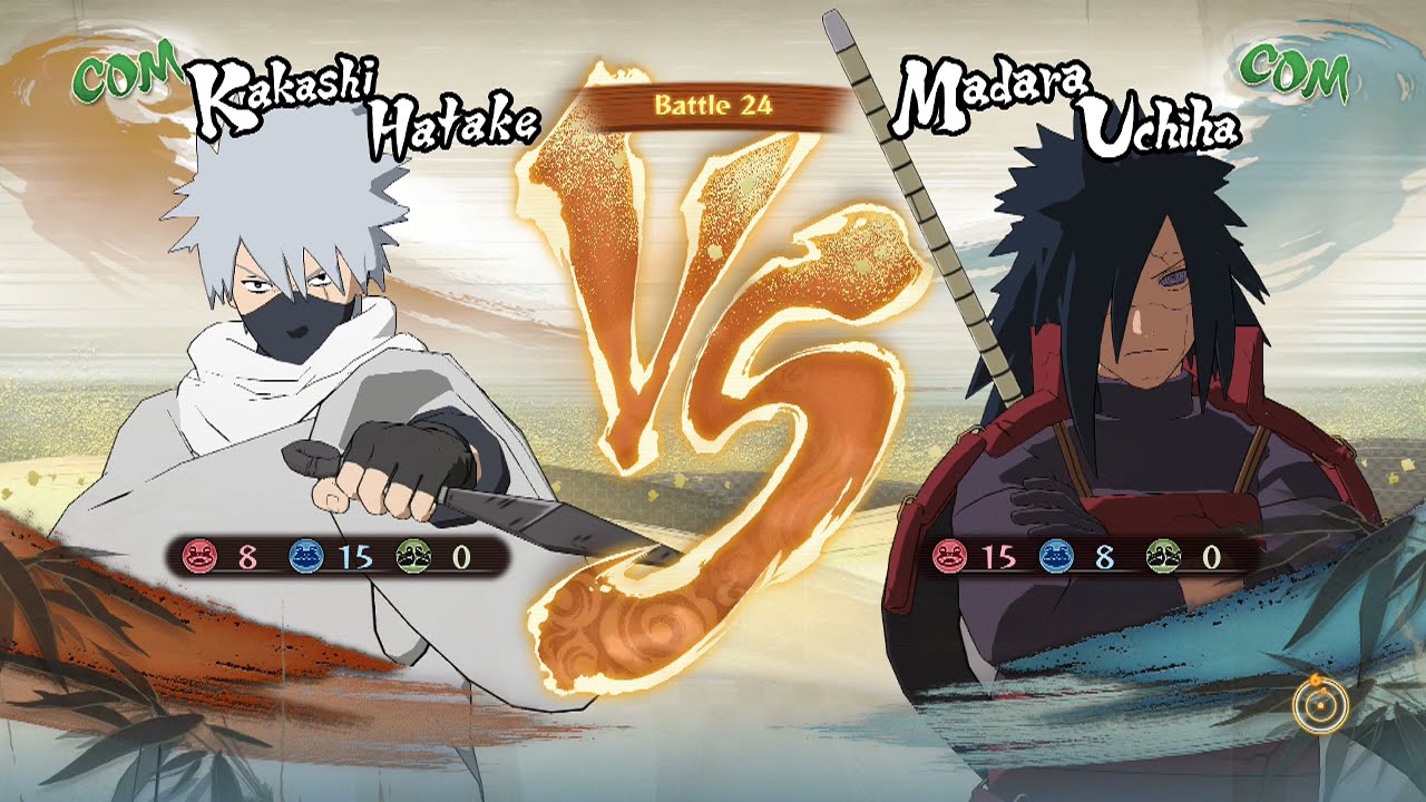 Naruto Shippuden: Ultimate Ninja Storm 4, Kakashi Hatake VS Madara Uchiha!