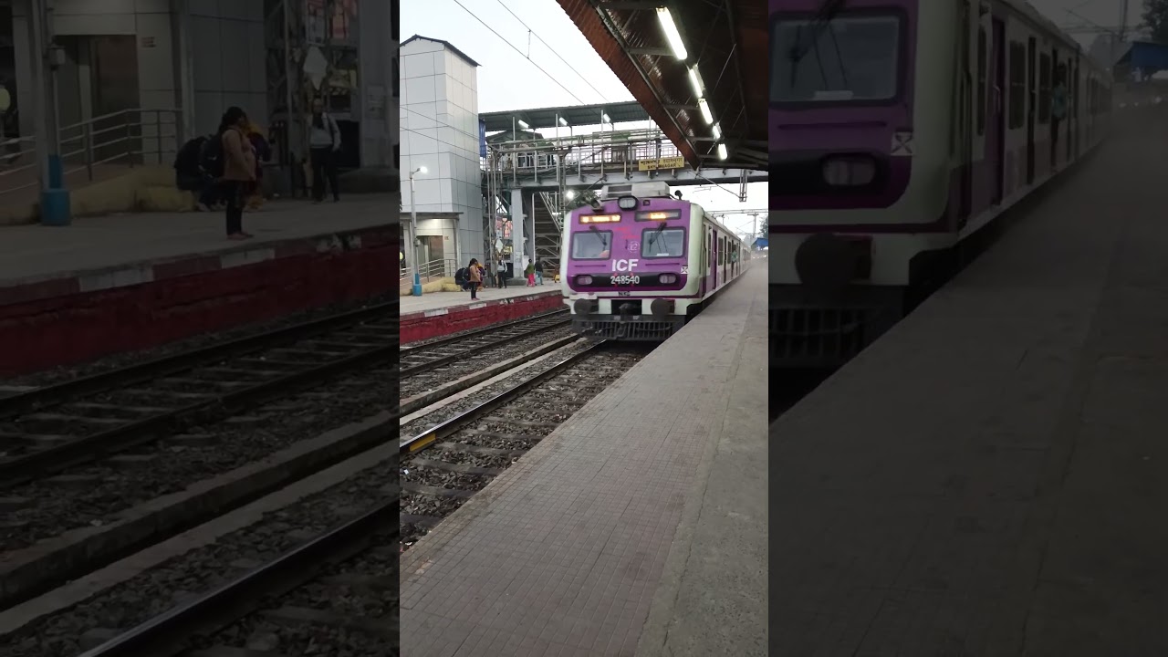 Galloping train pass