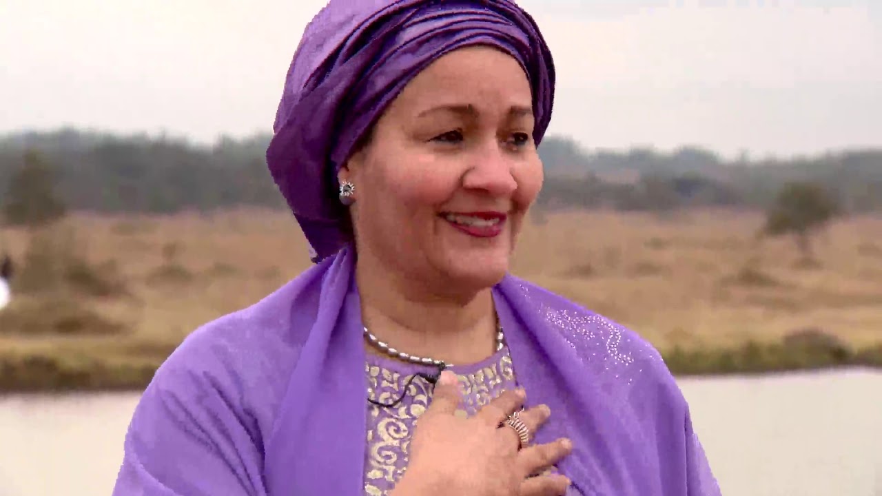 One on one with the U.N's second in command, Amina j. Mohammed
