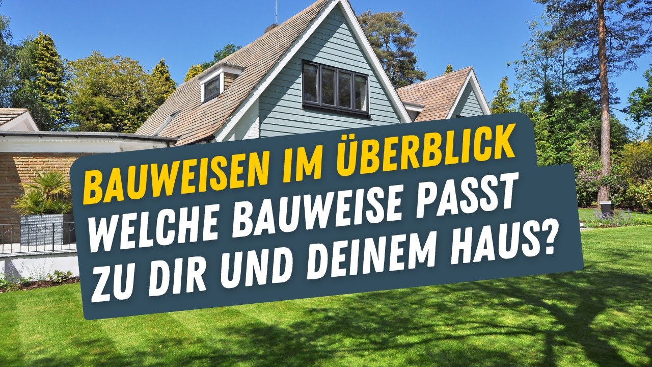 Massivhaus, Fertighaus oder Holzhaus? Die beste Bauweise für dein Haus!