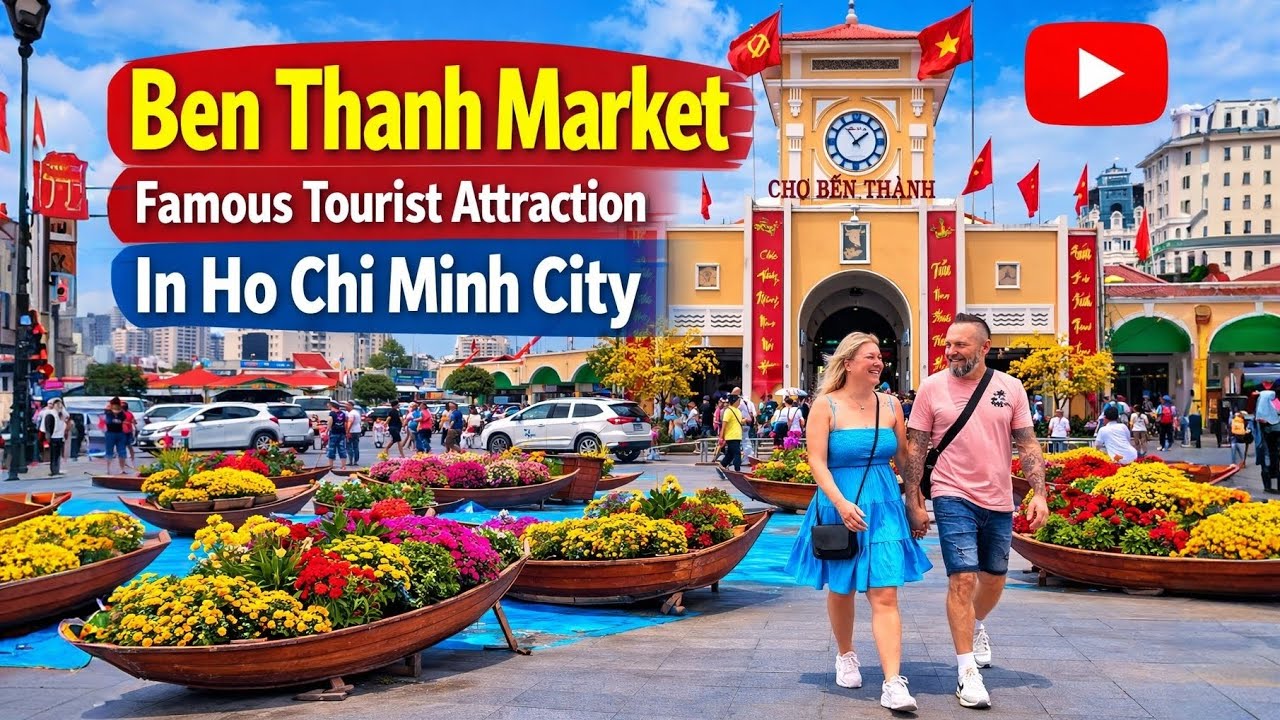 Ben Thanh Market – The Most Famous Market in Ho Chi Minh City, Vietnam.