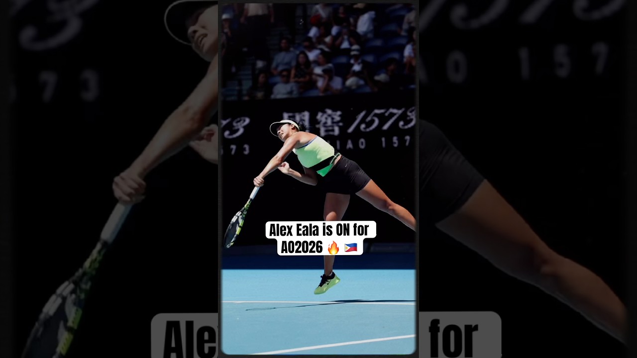 Get ready! Filipina Tennis Ace Alex Eala 🇵🇭 