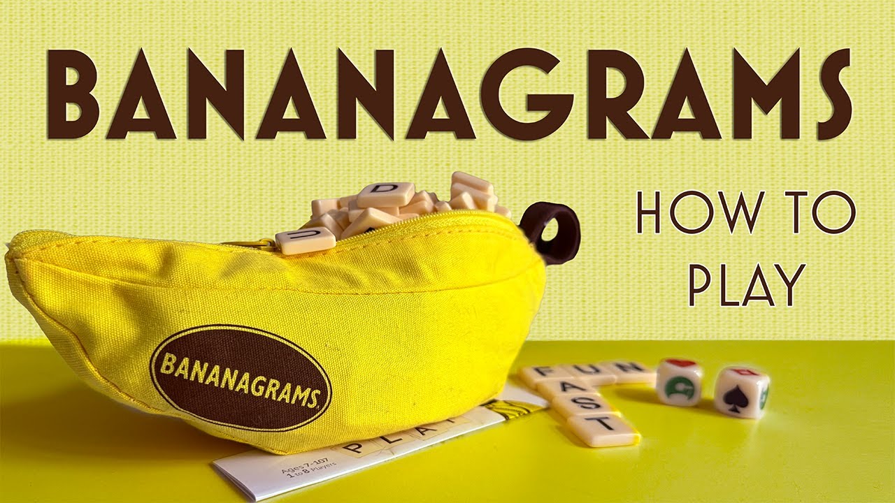 Правила игры BANANAGRAMS — всё, что нужно знать для игры