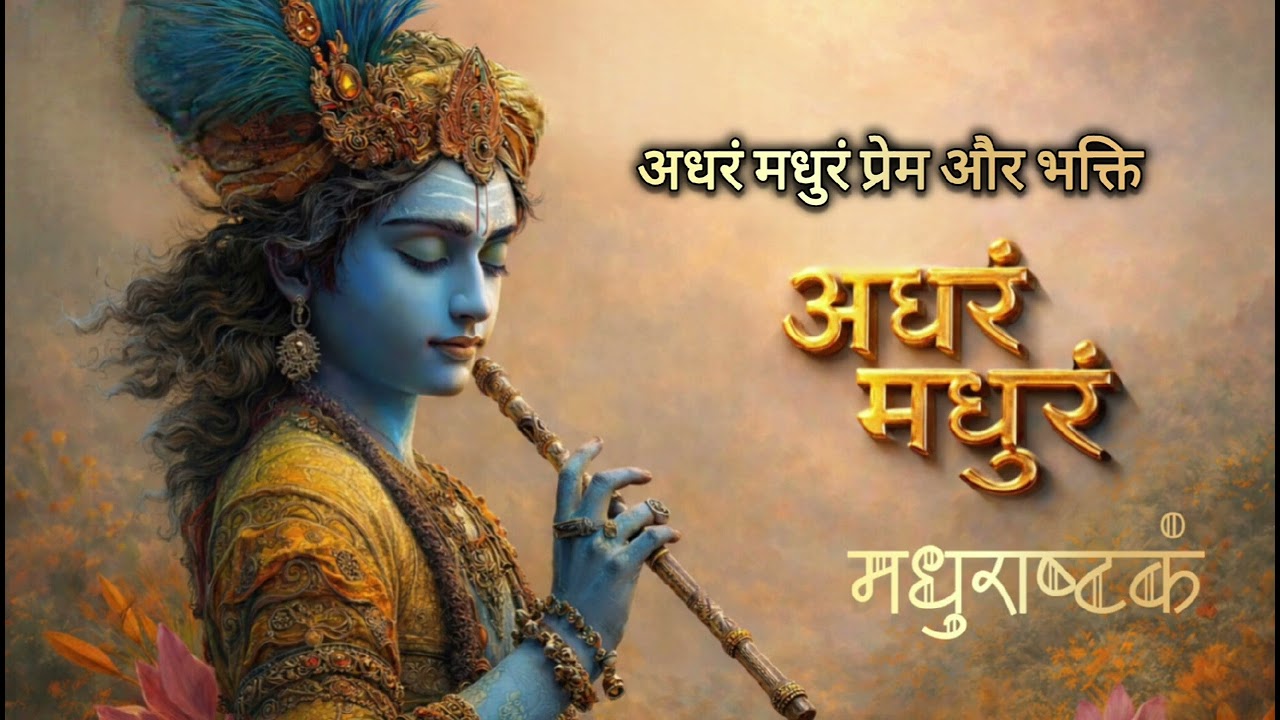 Adharam Madhuram | मधुराष्टकम | Krishna Bhajan | Radha Krishna Bhakti