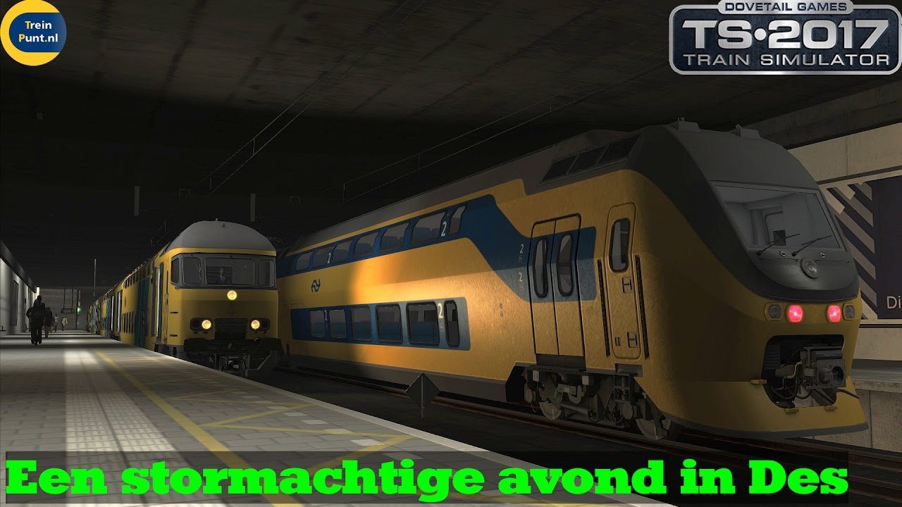 Een stormachtige avond in Des Hollands | Ns Virm | Train Simulator 2017