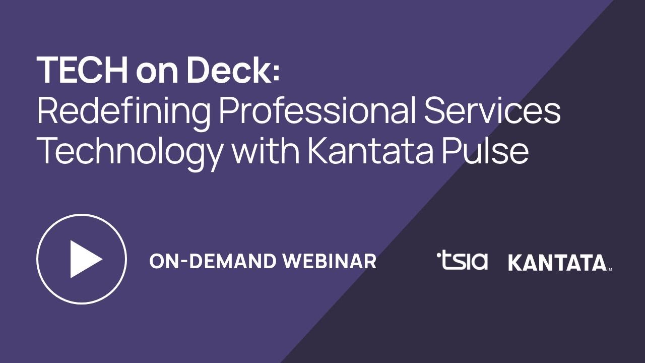 Tech on Deck: Redefining Professional Services Technology with Kantata Pulse