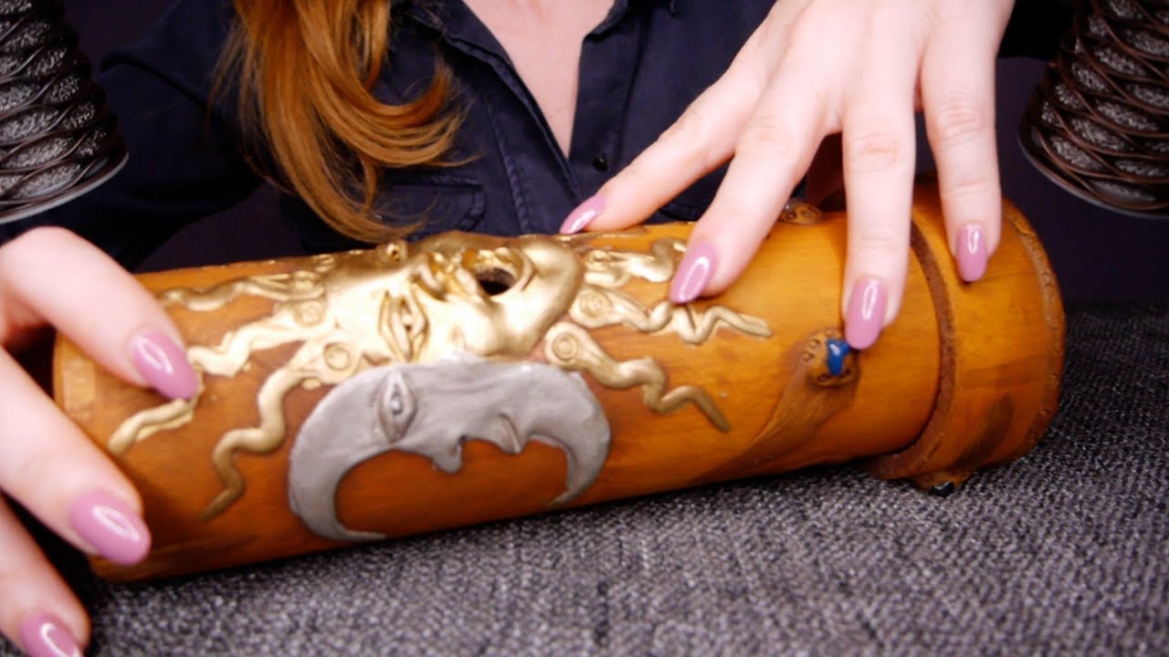 The Wooden Incense Holder | ASMR | 1st Half Talking then Sounds Only