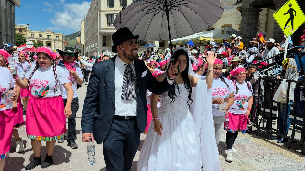INICIÓ EL DESFILE LLEGADA DE LA FAMILIA CASTAÑEDA CON LOS PATROCINADORES DEL CARCARNAVAL 2026 PASTO