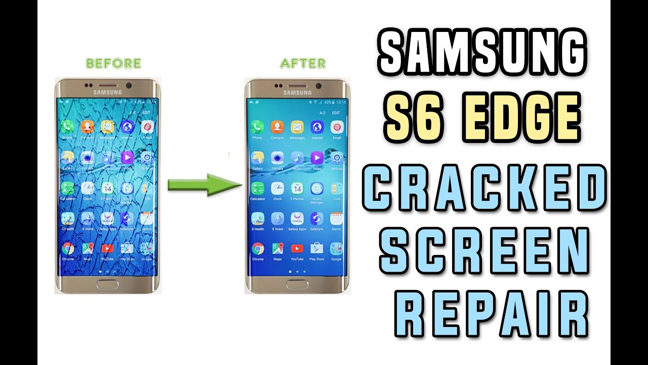 samsung s6 edge cracked screen repair(front glass replacement without freezing).....
