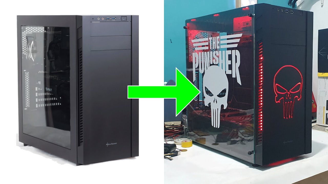 DIY Custom Gaming PC Case | The Punisher