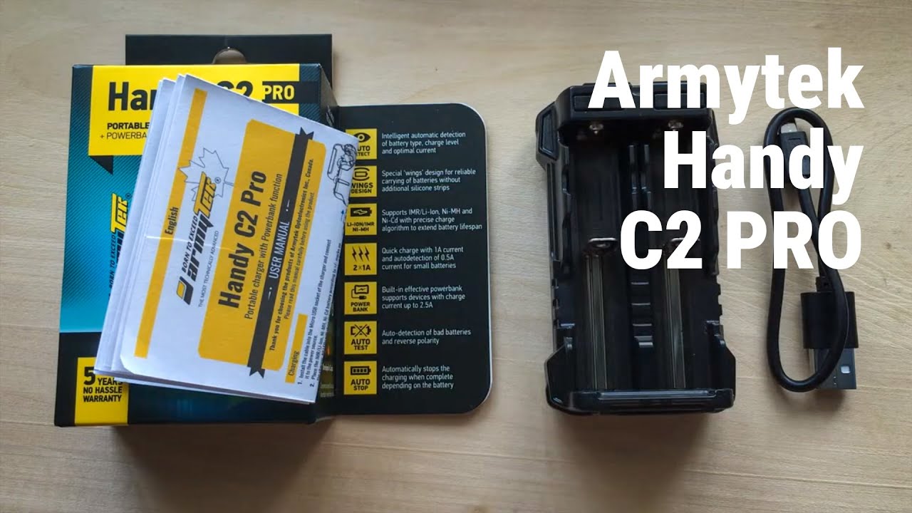Armytek Handy C2 PRO - зарядное устройство с функцией power-банка