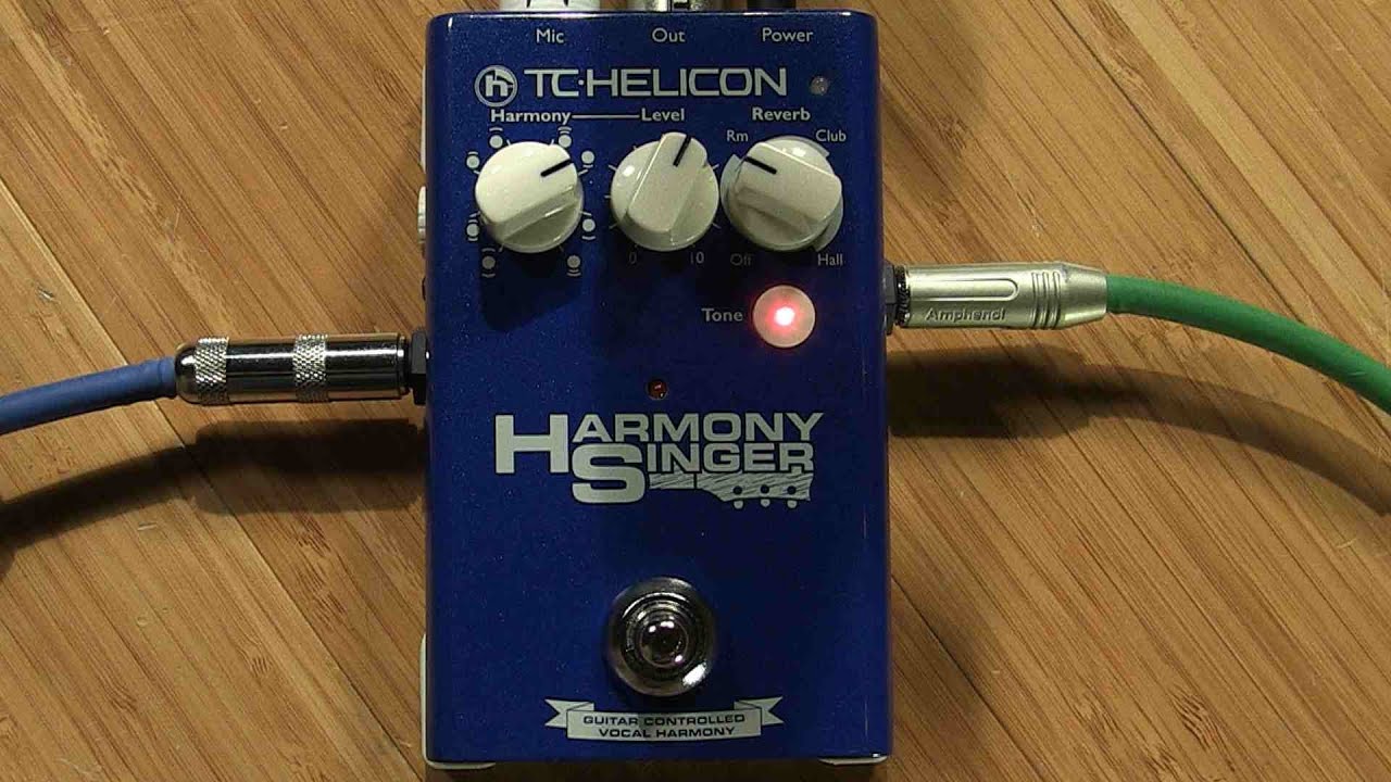 TC-Helicon Harmony Singer Vocal Harmony/Reverb Pedal - Sweetwater Sound