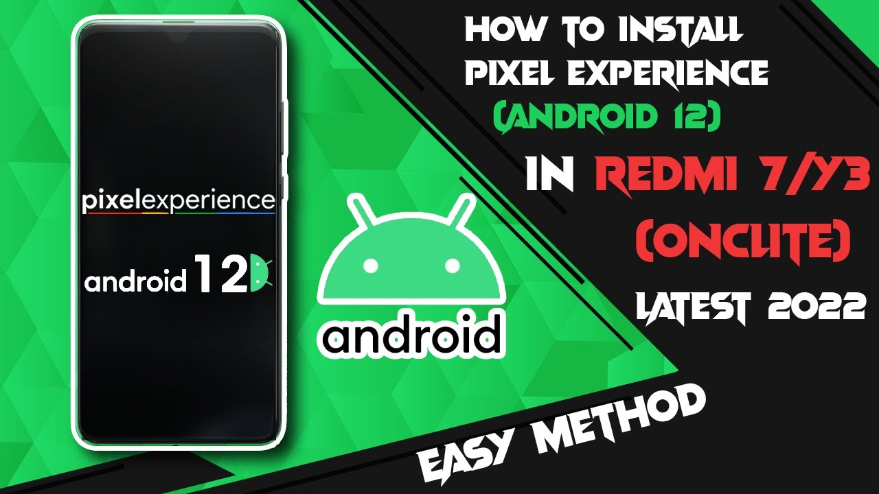 PIXEL EXPERIENCE ANDROID 12L REDMI 7/Y3 (ONCLITE) | FULL REVIEW & INSTALLATION | (ENG SUB) |