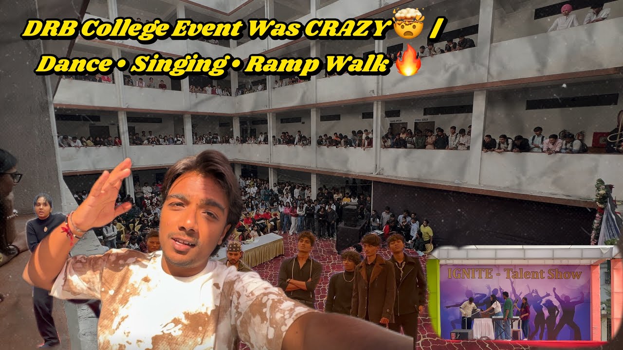 DRB College Event Was CRAZY 🤯 | Dance • Singing • Ramp Walk 🔥