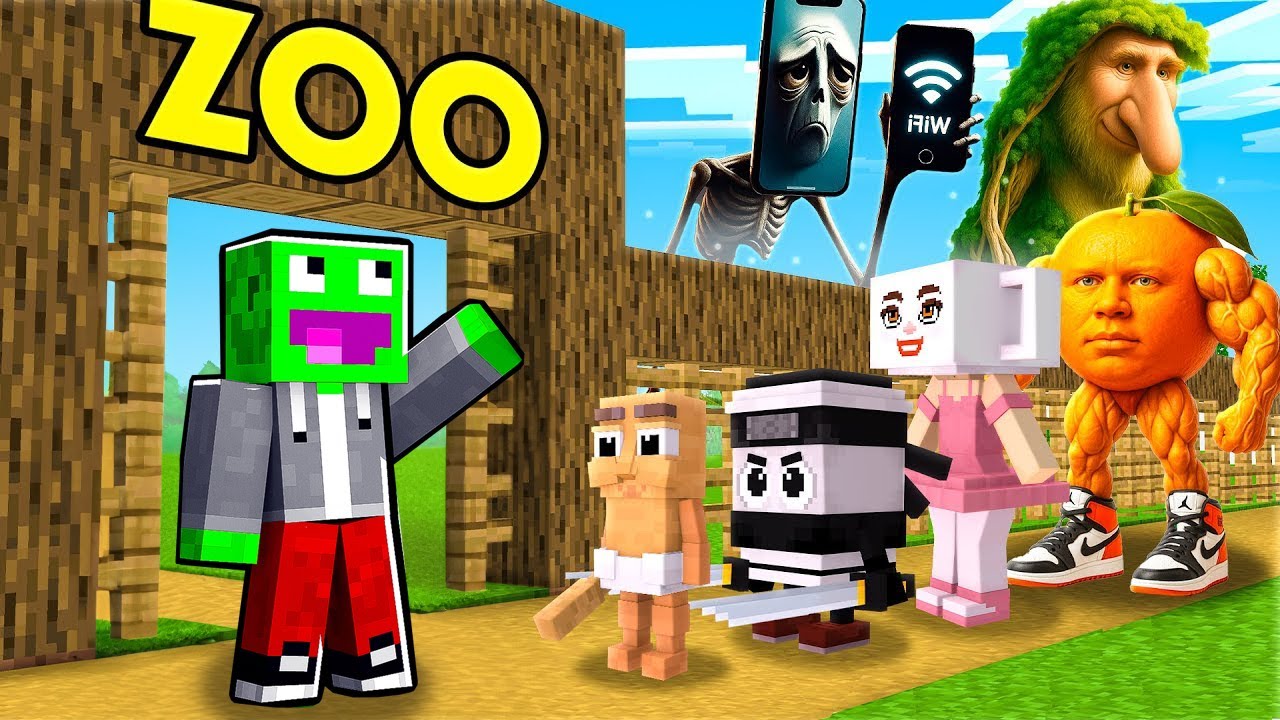 OTWORZYŁEM ZOO BRAINROT&Oacute;W w Minecraft!