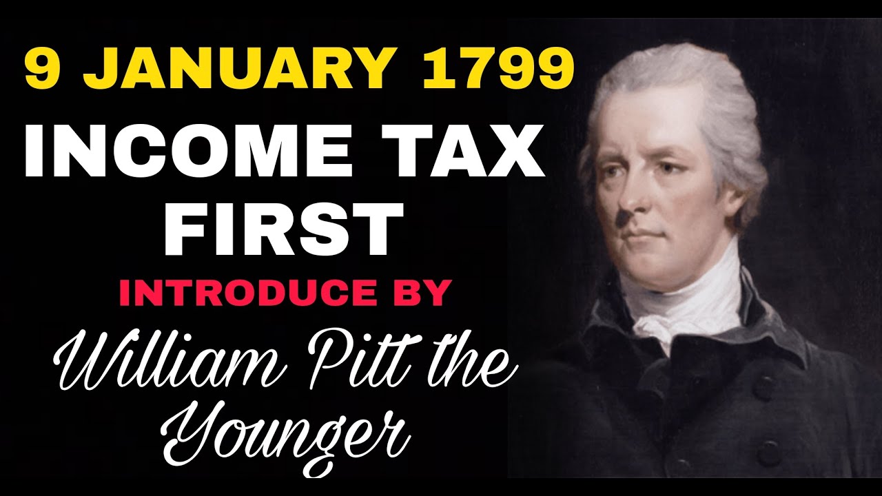 9 January 1799 Income tax was first introduced by William Pitt | Do you know? | interesting facts