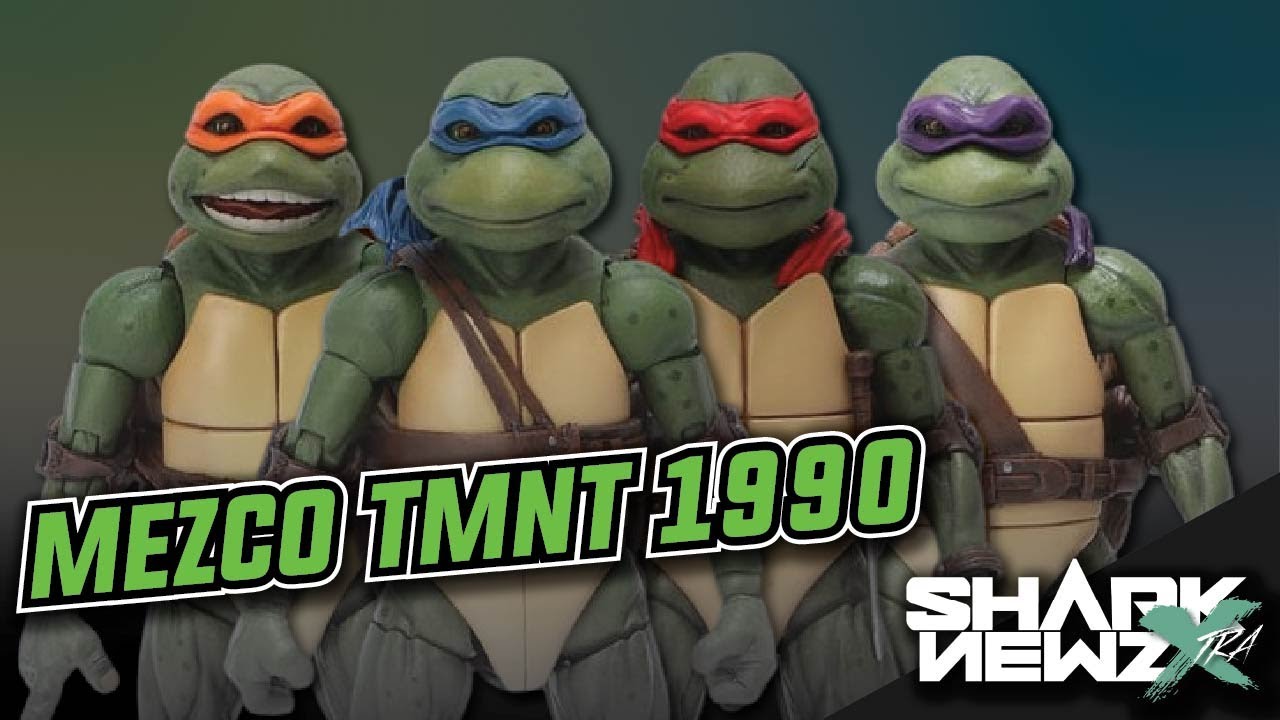 Новый бокс-сет Mezco Teenage Mutant Ninja Turtles 1990 года — SHARKNEWZ XTRA