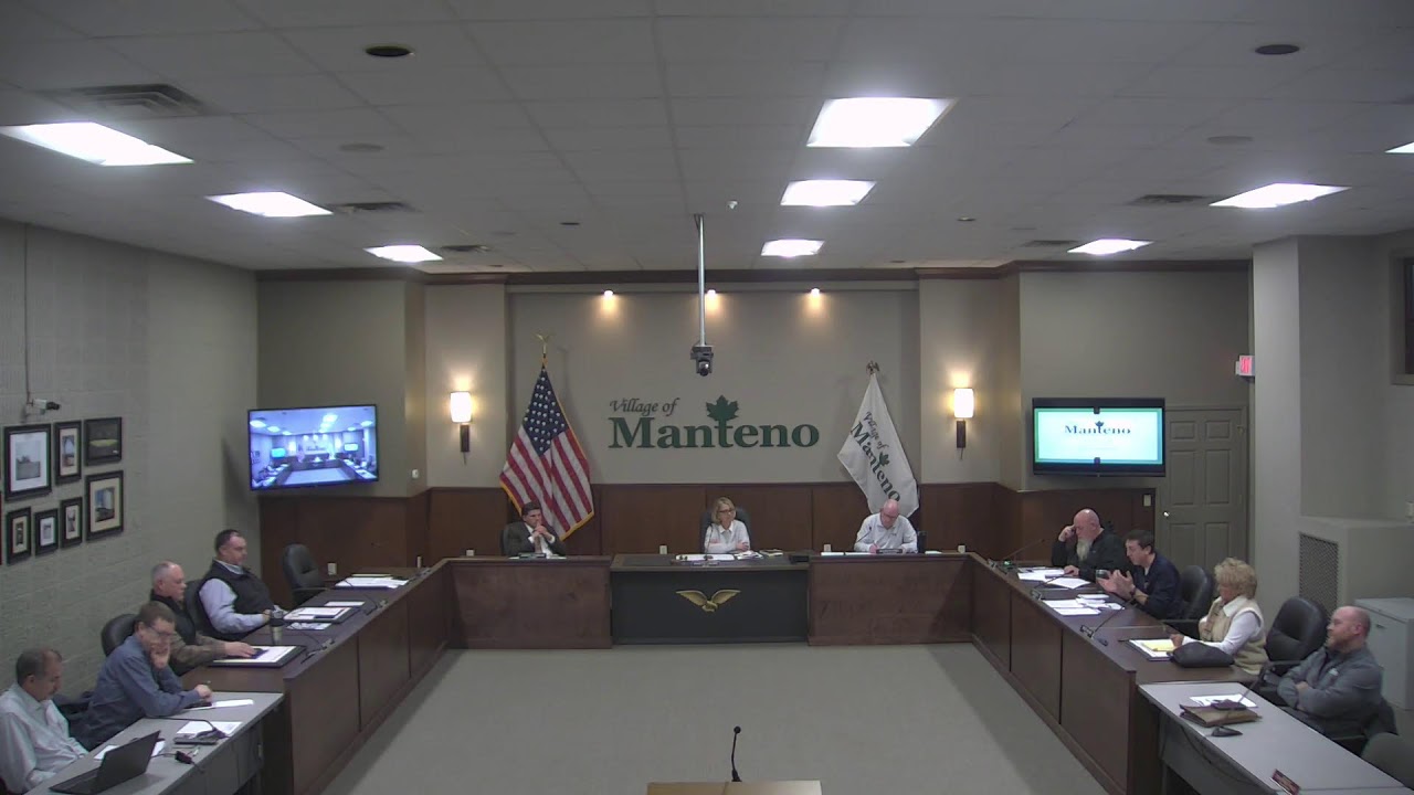 Manteno Village Board Meeting January 20, 2026