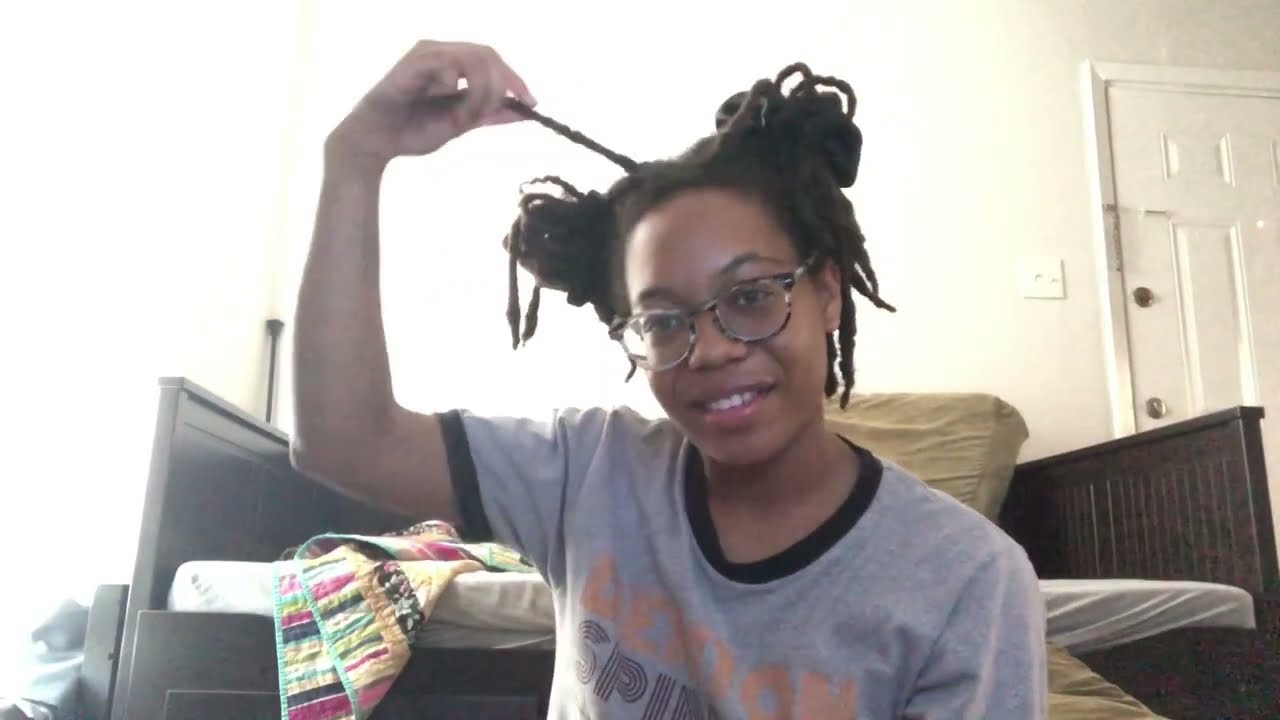 Average Day Combing Out My Locs 