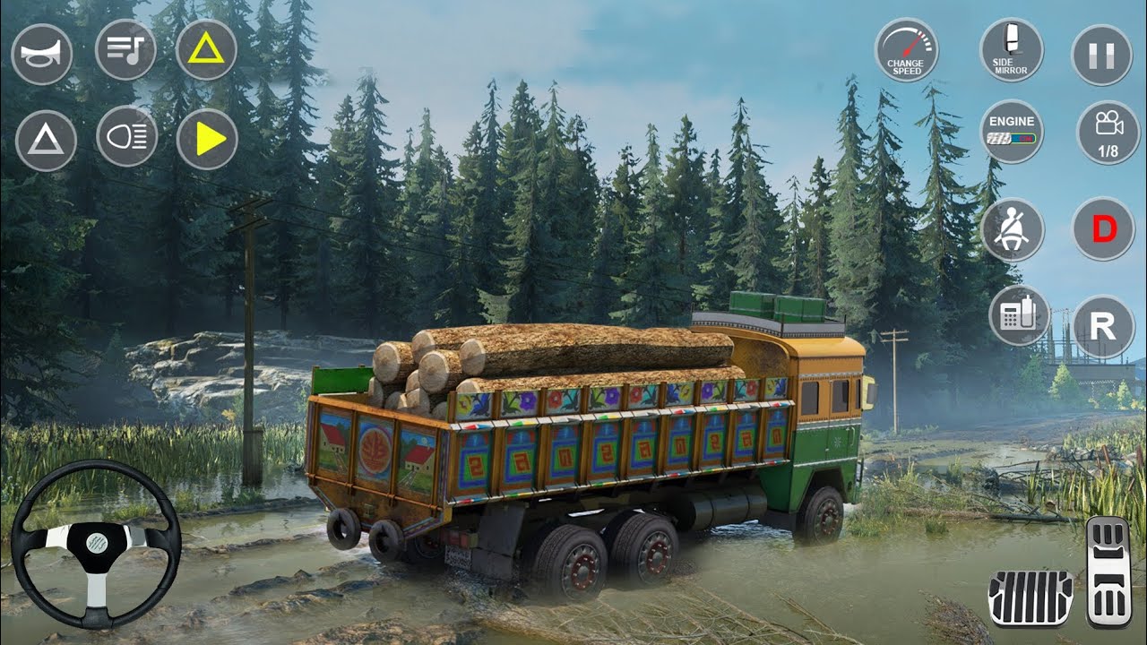Modified Trucks Game Indian Tata truck Driving On Highway ( Gadi wala Game ) Android #2025