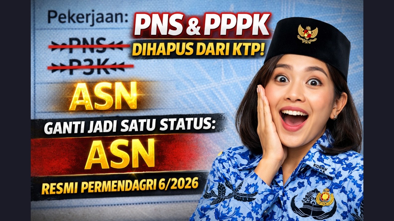 RESMI BERLAKU! PENYAMAAN STATUS PNS & PPPK! PERMENDAGRI NOMOR 6 TAHUN 2026