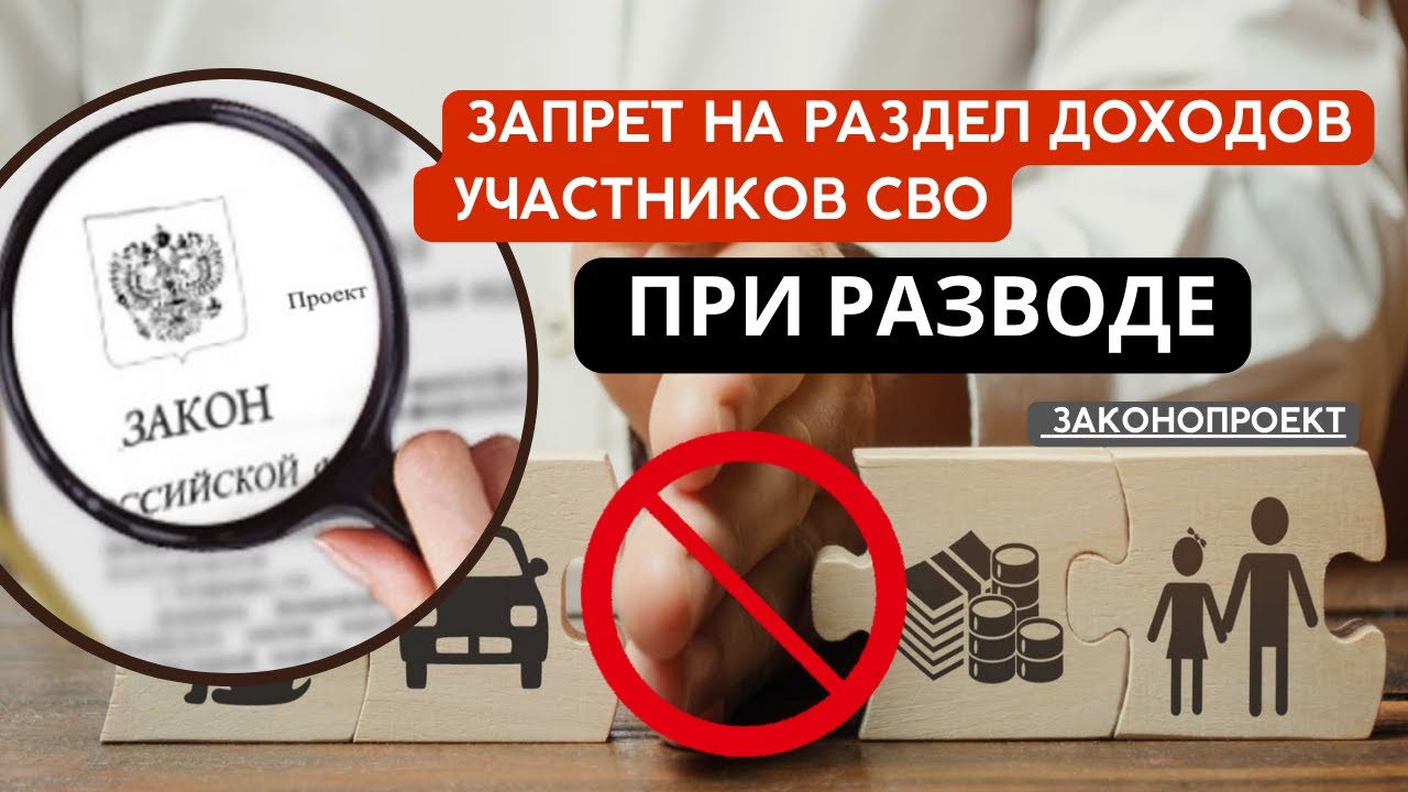 Запрет на раздел доходов участников СВО при разводе законопроект