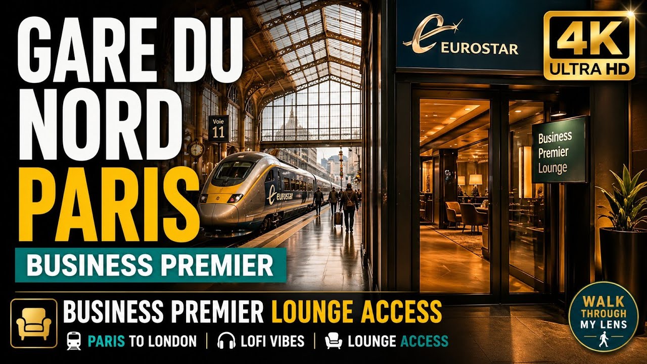Step Inside the Eurostar Return &ndash; Paris to London with Lofi Vibes & Business Premier Lounge Access