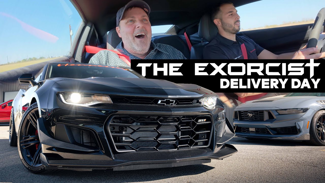 Доставка Camaro ZL1 1000 л.с. | Изгоняющий дьявола | Реакция клиентов