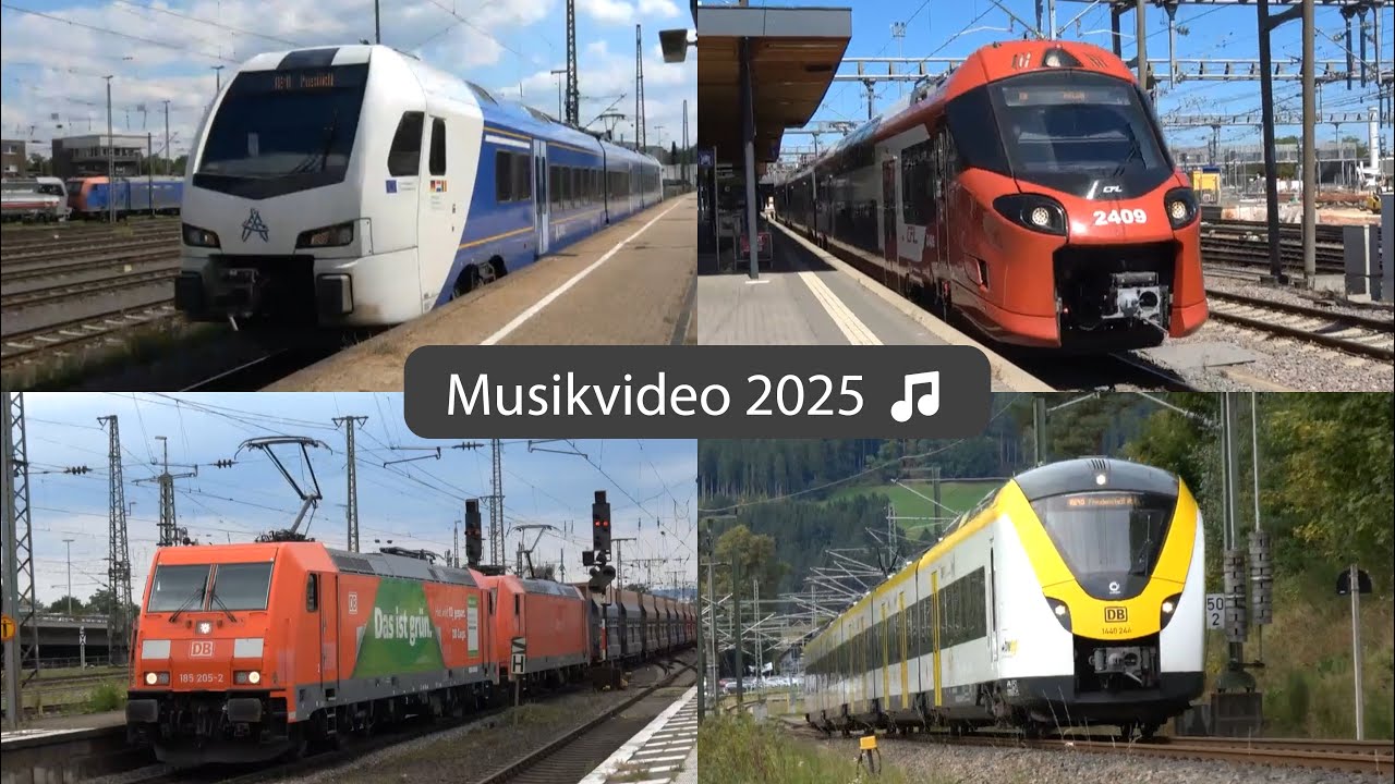 Eisenbahn-Musikvideo 2025 | Bahnvideos J.G.