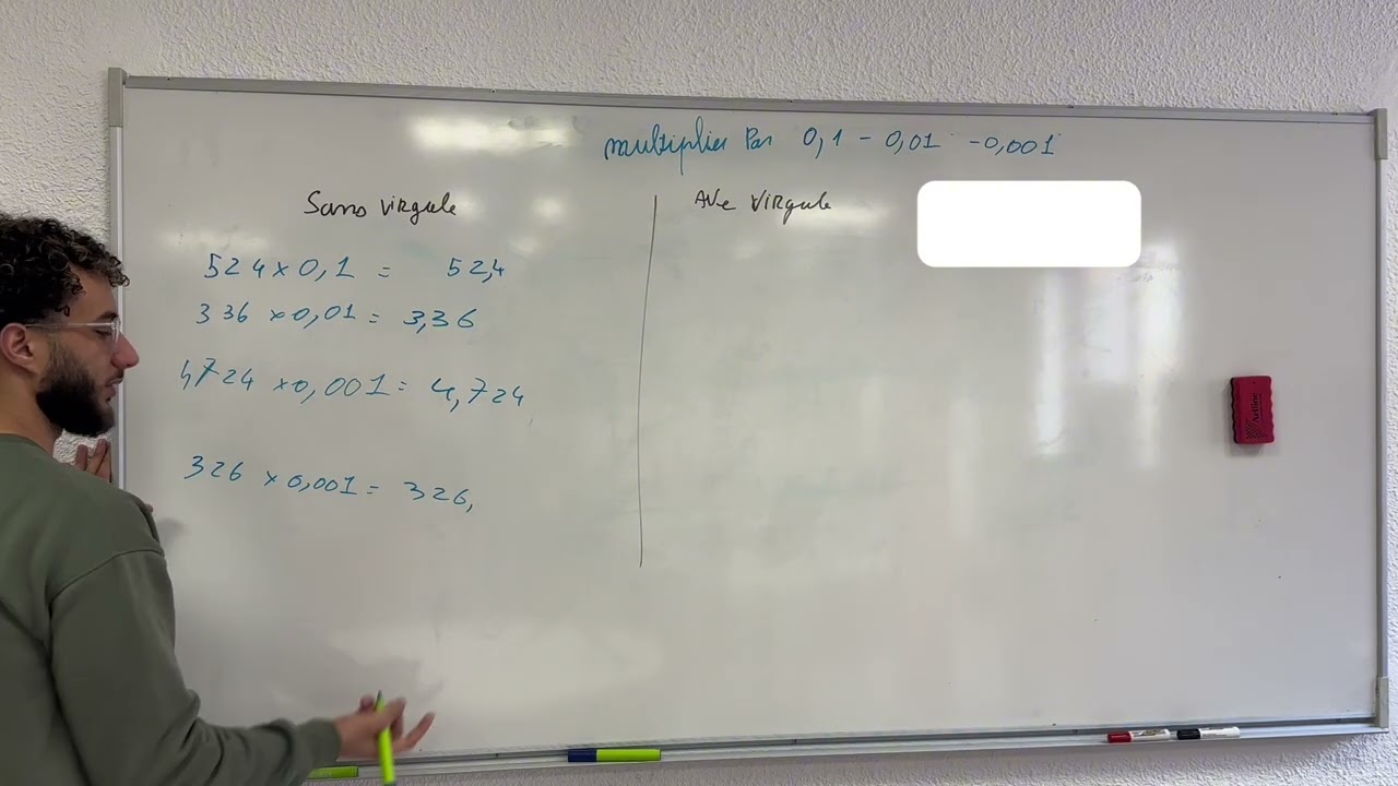 Multiplier par 0,1 – 0,01 – 0,001 🔢 | Astuce Virgule Facile