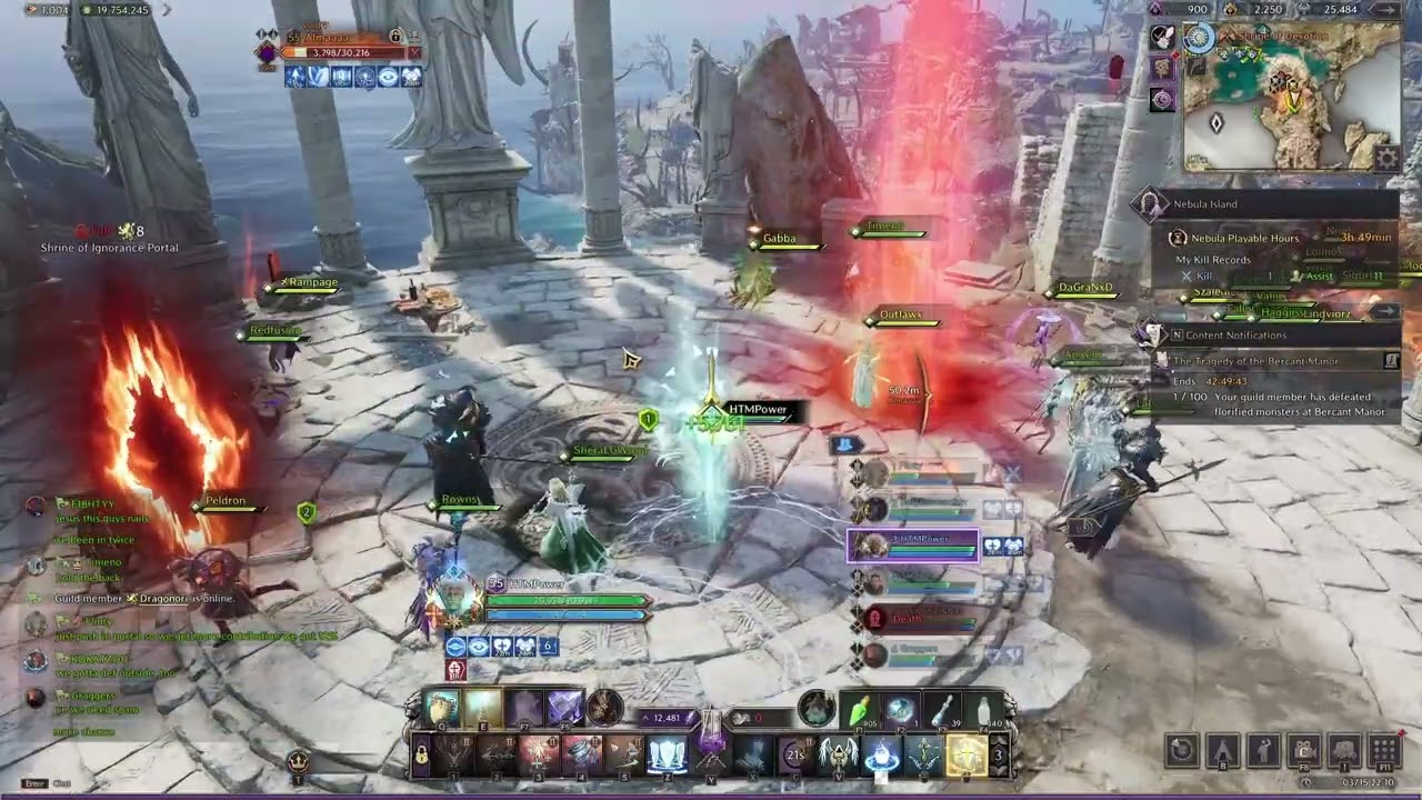 Grimturg Boss fight Nebula Island, Alliance with SYN and Oracle