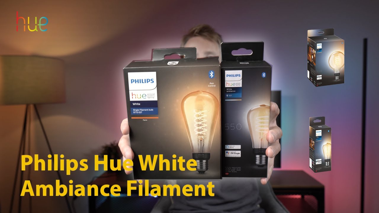 Philips Hue White Ambiance Filament angeschaut: Warmweißes bis kühleres Licht einfach einstellen