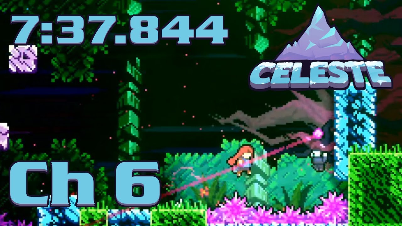 Celeste - Reflection (Ch 6) Speedrun in [7:37.844] (Obsolete)