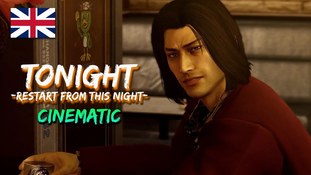 Yakuza Kiwami 3 - Karaoke: TONIGHT (Kiryu) - ENGLISH [CINEMATIC]