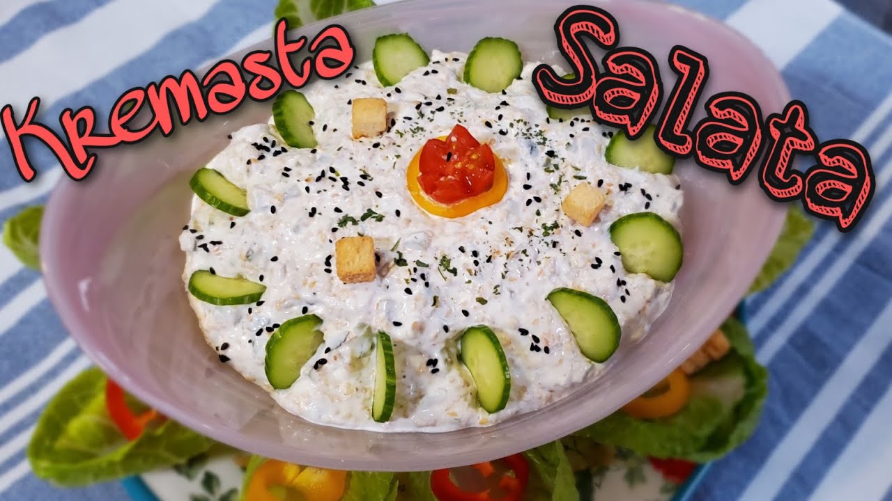 Kremasta salata - moj favorit, recept koji su mnogi trazili /Kompletan obrok u jednoj porciji