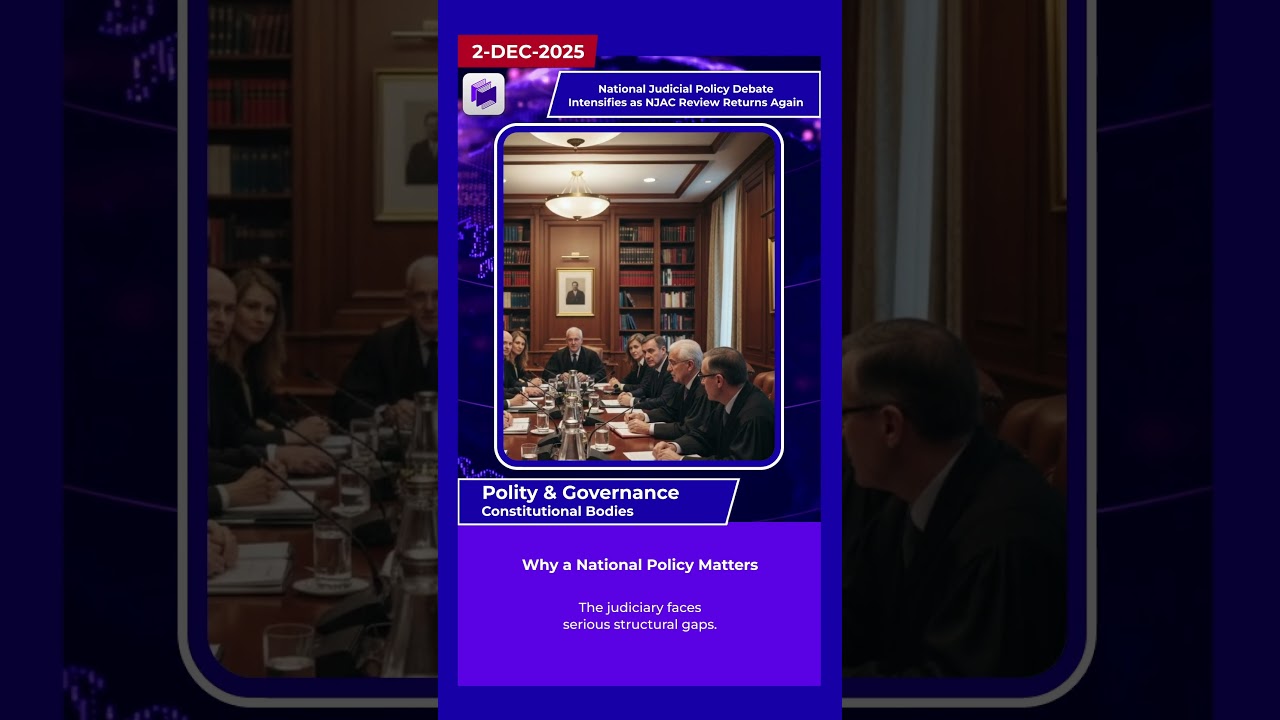 ⚖️🔥 National judicial policy debate intensifies as NJAC review returns again | 02 Dec 2025