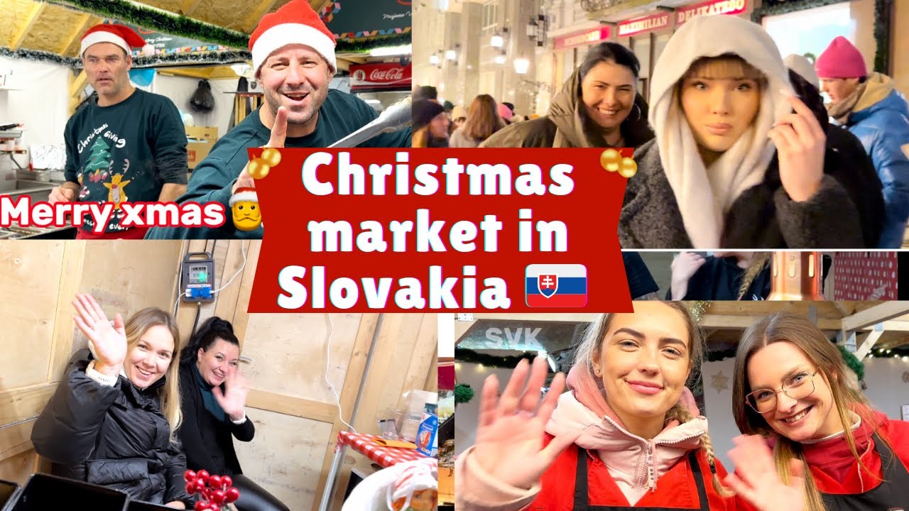 Slovak Christmas market calling/2023 Christmas market vlog Slovakia/malayalam /Christmas market/