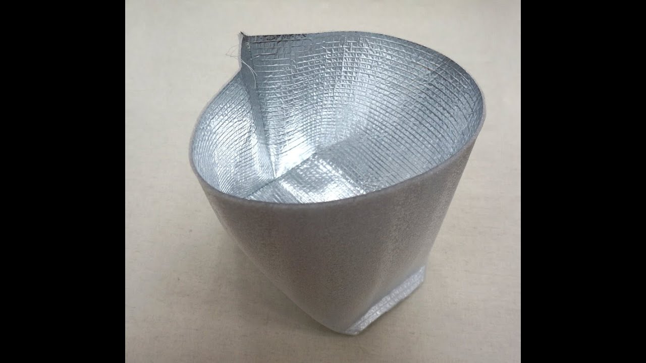 清秀佳人布坊 - 手作教學 - 錫箔保溫保冷袋的車法