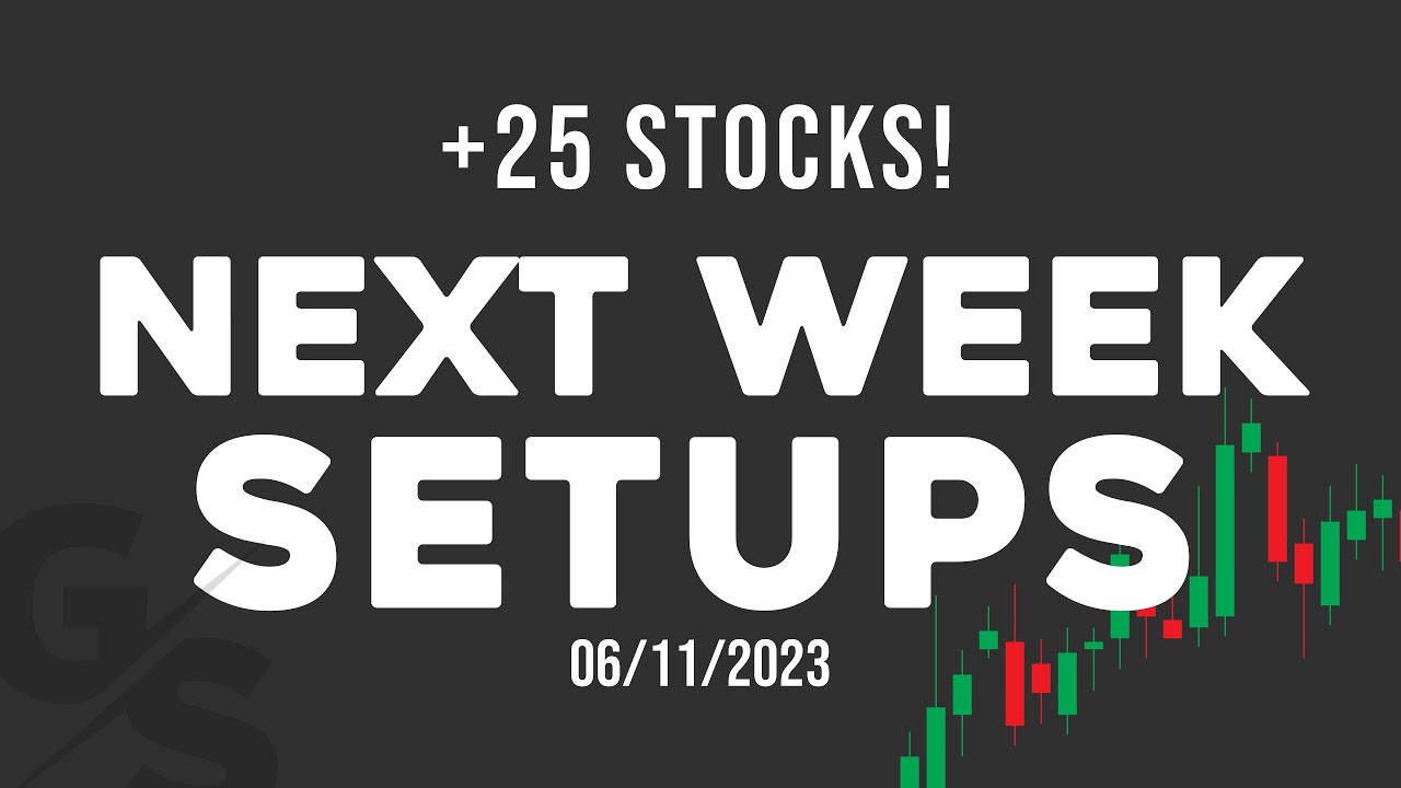 NEXT WEEK SETUPS - Week of June 11, 2023