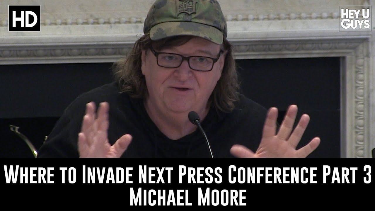 Where to Invade Next Press Conference Part 3 - Michael Moore